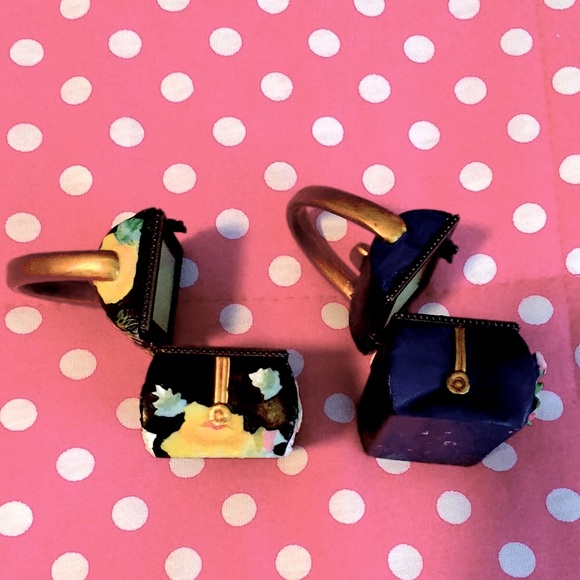 🌷HP Set of 2 Miniature purse keep sakes boxes - Picture 11 of 13